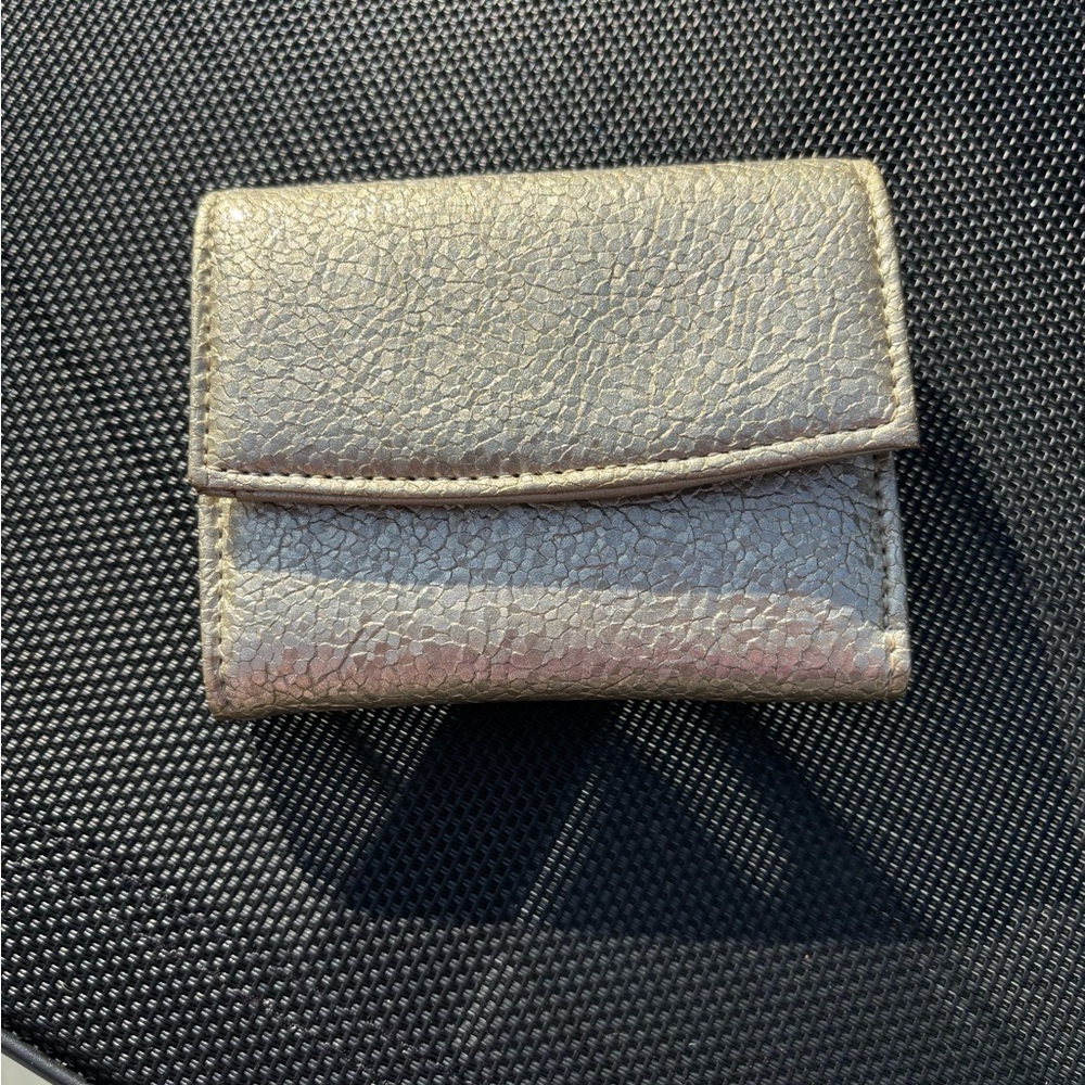 Gold Textured Wallet